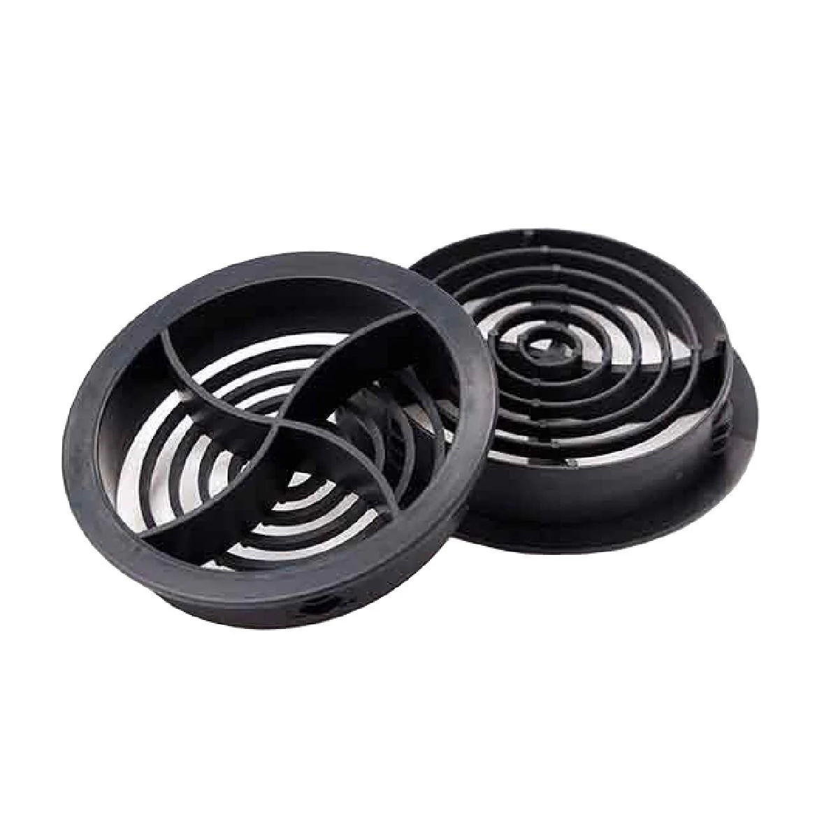 Black Plastic 70mm Round Soffit Air Ventilation Roof Discs Menu Options - Image 2
