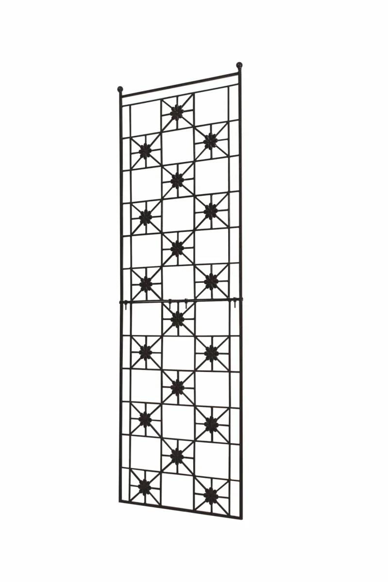 H Potter Delaney Freestanding Trellis – 69" Tall Black - Iron Garden Screen - Image 5
