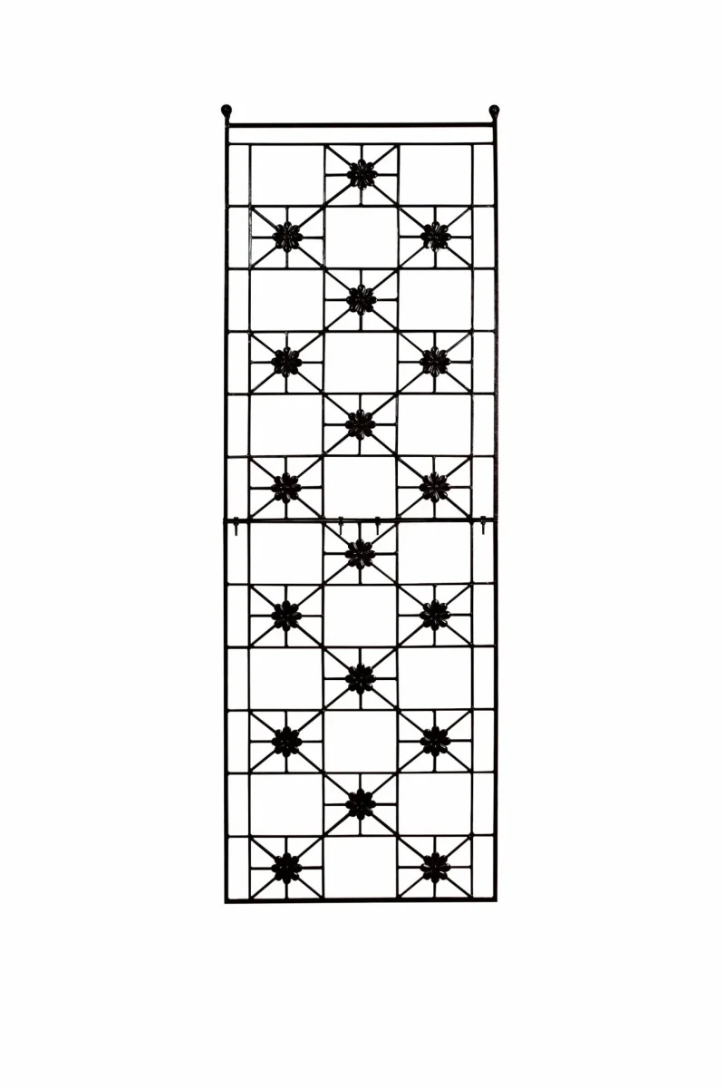 H Potter Delaney Freestanding Trellis – 69" Tall Black - Iron Garden Screen - Image 6